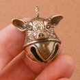thumbnail image 1 of Llavero de cabeza de cerdo adorno pequeño escultura creativa Feng Shui Hugo, 1 of 9
