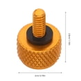 thumbnail image 2 of WHAMVOX Tornillo Dorado Para Asiento De Motocicleta Para Montaje Trasero Compatible Con Harley Scooter, 2 of 6