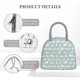 thumbnail image 4 of Easygdp White Swan Bolsa de Almuerzo Insulada Grande, Forro de Aluminio, Diseño Espacioso, a Prueba de Fugas, Ideal para Trabajo, Picnics, Viajes y Actividades al Aire Libre, 4 of 6