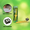 thumbnail image 6 of Ticonderoga Pencils #2 Soft Tri-Write 12 Ct. Free Sharpener 1 Pack, 6 of 9