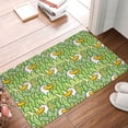 thumbnail image 4 of Rateoe Cartoon Duck Pattern Flannel Door Mat Indoor Outdoor Entrance, Waterproof All-Weather Doormat,Fade Resistant, Low Profile Entryway Mat 16x24in, 4 of 7