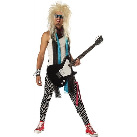 Hair Band Maniac Adult Costume - Small