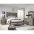 thumbnail image 3 of Kingsbury Queen Wood Panel Bed in French Gray Finish by Pulaski Furniture, 3 of 8