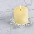 thumbnail image 3 of 4 Pieces Pillar Candle Rings Wreaths Candle Wreath Mistletoe Fall Wreath Modern Baseball Wreaths for Front Door outside Wreath Form Battery Operated Christmas Wreaths Roses Wreath, 3 of 3