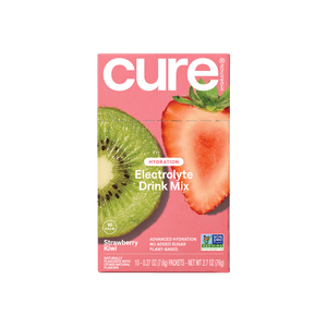 Cure Hydration Strawberry Kiwi Electrolyte Drink Mix, 10 Pack