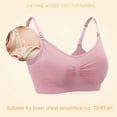 thumbnail image 2 of Sujetador de lactancia para mujer, sin costuras, con clip y almohadilla push-down, conjunto de 2 piezas para embarazadas, 2 of 6