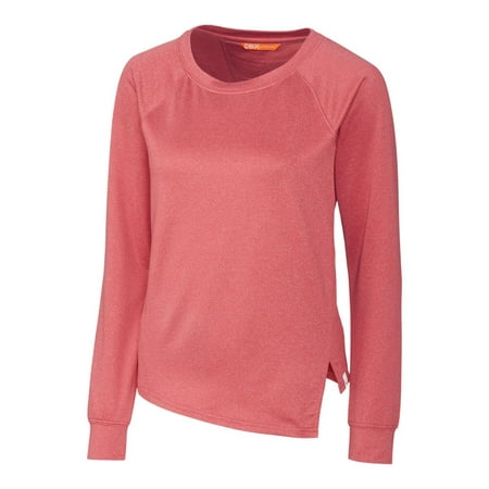 CBUK by Cutter & Buck Women's Long Sleeve Jackson Crewneck Pullover