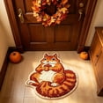 thumbnail image 5 of Hyknon Fall Thanksgiving Squirrels Rug, Cute Soft Plushes Thick Waterproof Bathroom Mat, Non-Slip Harvest Decor Floor Mat, Entryway Door Mat for Home Indoor Outdoor Bedroom Kitchen Decor 17.7"×27.6", 5 of 7
