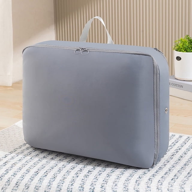 Bolsa de almacenamiento para chaquetas de plumas, sábanas, edredones, artefactos de almacenamiento, bolsa de almacenamiento a prueba de polvo para ropa, bolsa de viaje comprimida para edredones para