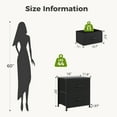 thumbnail image 3 of JOINSUN Black Nightstand Dressers with 2 Fabric Drawers, Ideal for Bedroom Organization, 3 of 5