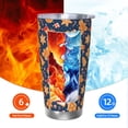 thumbnail image 6 of KLL Gingerbread Delights Print 40oz Stainless Steel Insulated Car Cup with Spillproof Lid - Keep Your Drink Hot or Cold on the Go-Straw Two-piece Set, 6 of 8