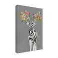thumbnail image 2 of Jennifer Goldberger 'Deer And Flowers II' Canvas Art, 2 of 3