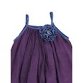 thumbnail image 2 of Soft Gauze-Cotton Moorea-Tropical A-Line Resort Dress for Toddlers and Girls (Grapevine Purple, 2T), 2 of 3
