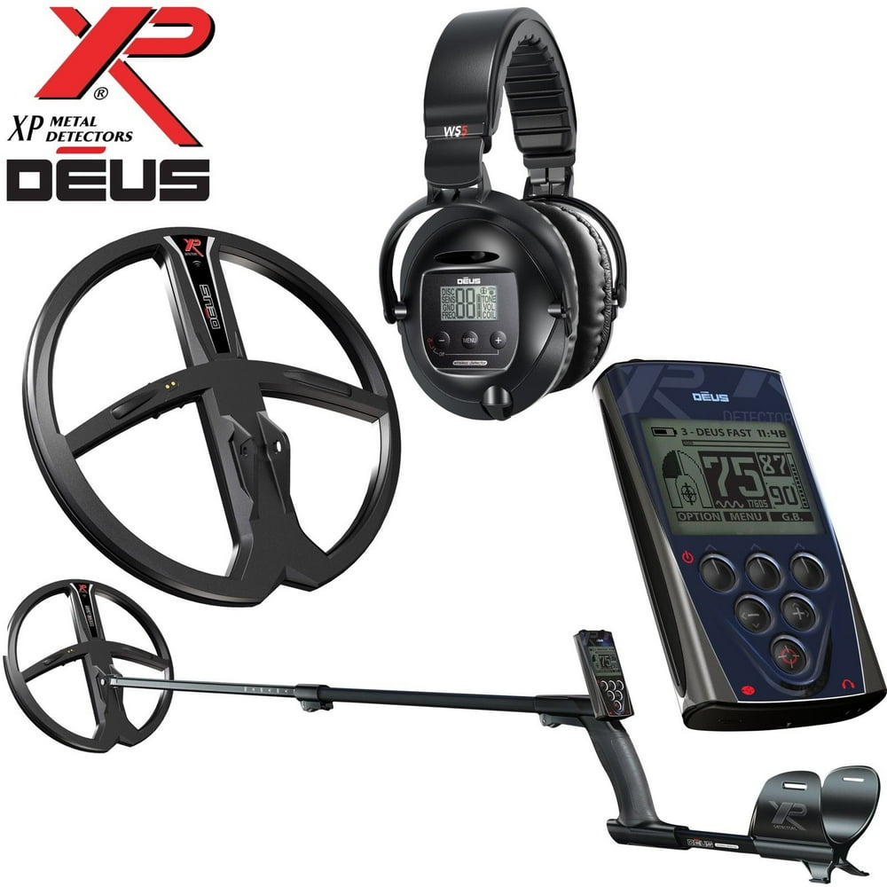 XP DEUS Metal Detector + Wireless WS5 Full Headphones + Controller and