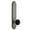 Antique Pewter, variant on Grandeur 853086 Arc Solid Brass Tall Plate Left Handed Privacy Door Knob Set - Brass