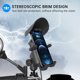 thumbnail image 2 of Soporte de teléfono para motocicleta, resistente al agua, soporte para teléfono móvil para motocicleta, antirrobo, rotación de 360 °, soporte para manillar de motocicleta, 2 of 8