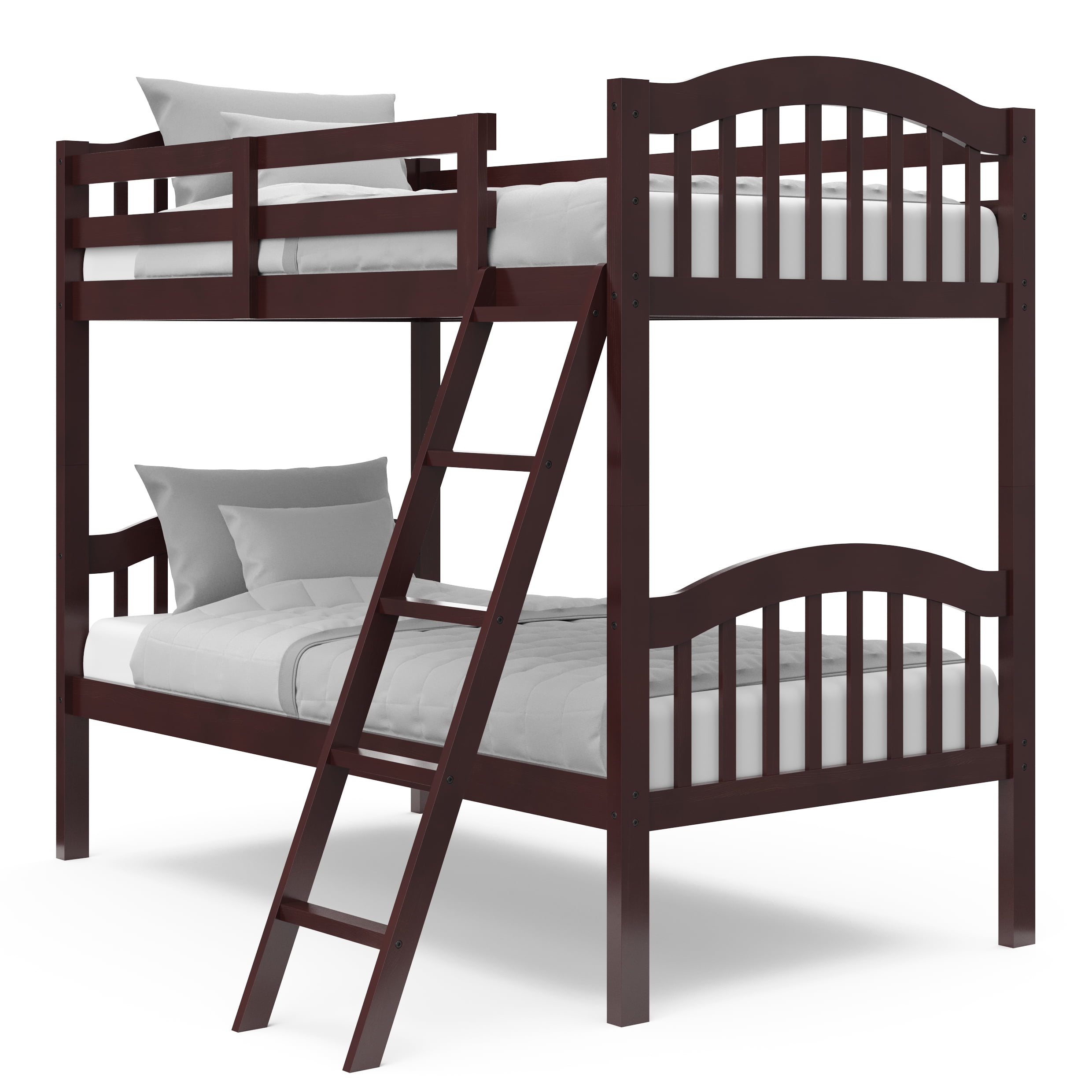 Storkcraft Long Horn Solid Hardwood Twin Bunk Bed