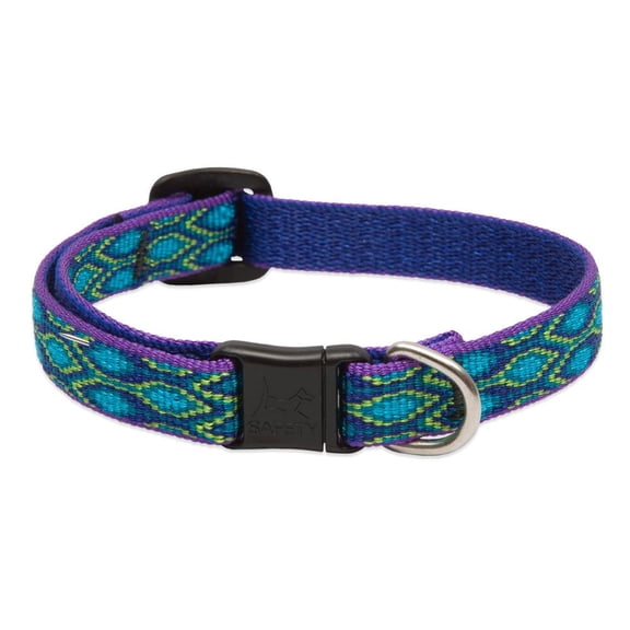 LupinePet Originals 1/2" Rain Song Cat Safety Collar , 8-12"