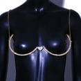 thumbnail image 6 of Sexy Rhinestone Chest Bracket Bra Chain Bra Chain Body Jewelry Body Chain Bra, 6 of 12