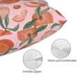 thumbnail image 3 of Fotbe Painting Peach Funda de Almohada Decorativa Estilo Occidental, Lujo en Algodón, Fundas para Almohadas King, Cojín Estampado para Decoración del Hogar-16"x24", 3 of 6