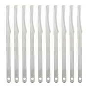 Eease 10pcs Stainless Steel Pedicure Tools for Dead Skin Removal and Toenail Repair