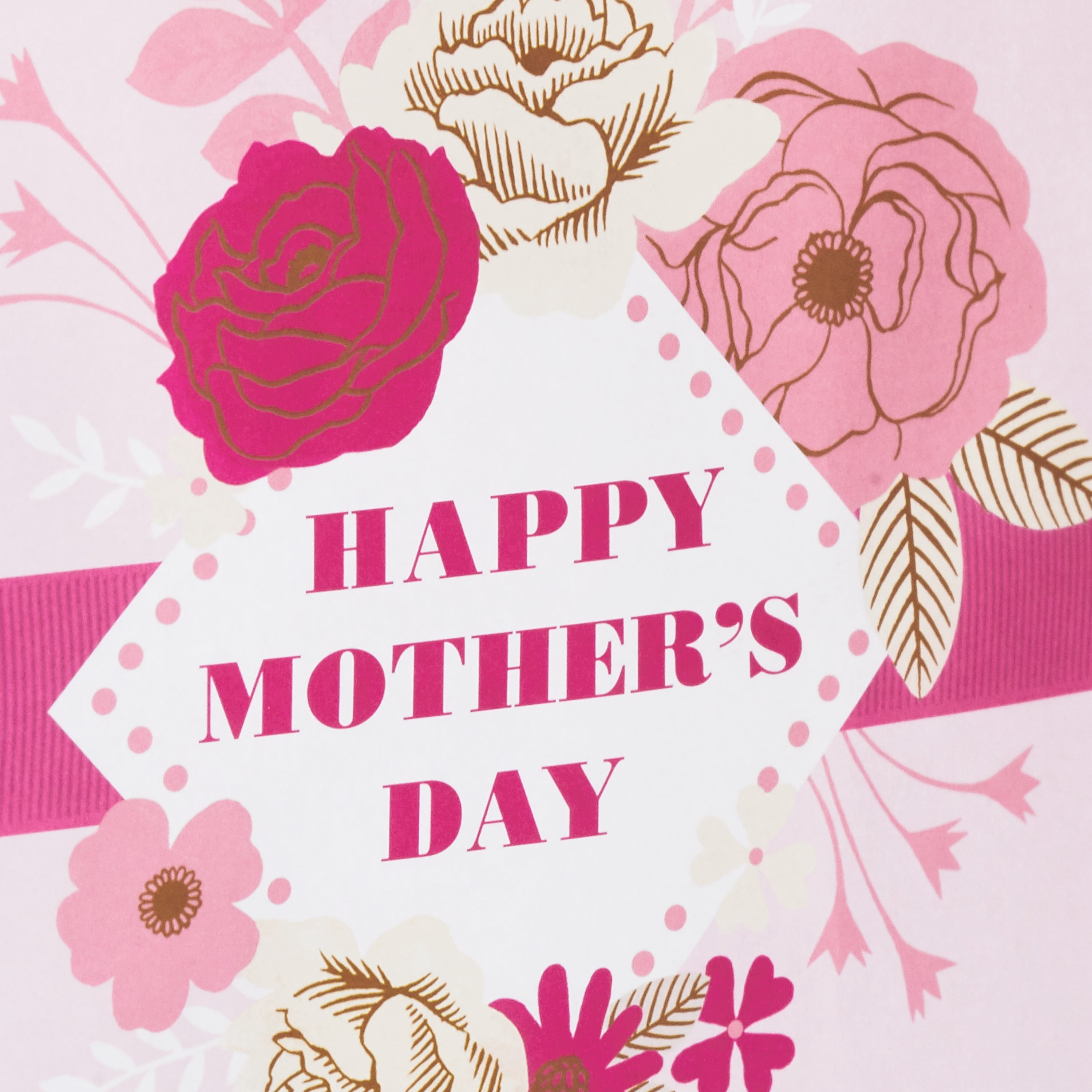 Hallmark 11" Large Gift Bag Bundle (3-Pack: "Happy Mother's Day," Pink Polka Dots, Pink Flowers) for Moms, Birthdays, Bridal Showers, Baby Showers