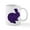 White, variant on CafePress - Purple Glitter Silhouette Easter Bunny Mugs - 11 oz Ceramic Mug - Novelty Coffee Tea Cup