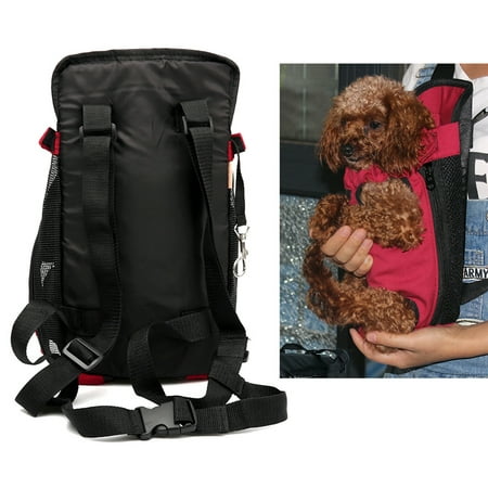 Adjustable Pet Front Carrier Pet Carrier Backpack  Bag for Traveling Hiking Camping 