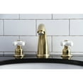 thumbnail image 2 of Kingston Brass KB987PXSB Victorian 2-Handle 8 in. Widespread Bathroom Faucet, Brushed Brass, 2 of 5
