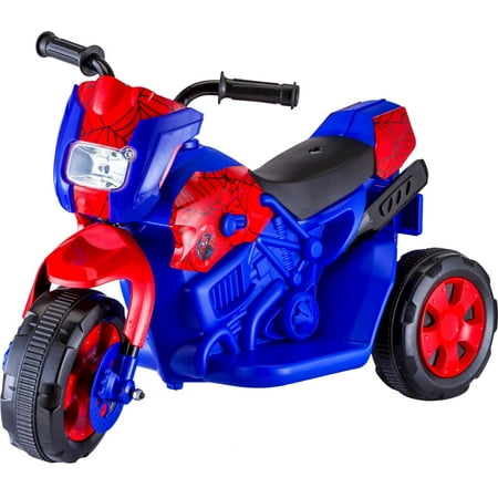 Kid Trax Toddler Marvel Spider-Man Electric Motorcycle Ride On Toy