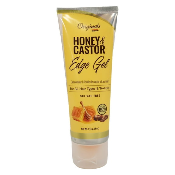 Africa's Best Originals Honey & Castor Edge Gel, 4 Oz