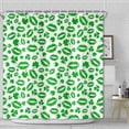 thumbnail image 6 of Happy St Patrick''s Day Shower Curtain, Cute Irish Gnome Truck Bathroom Accessories with Green Clover Shamrocks Design, St Patricks Decor Cloth Fabric Bathroom Curtains with Hooks 72 x 72 Inch, 6 of 6