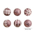 thumbnail image 3 of Christmas Hanging Decor 6pcs Christmas Balls 8cm Christmas Tree Decoration Hanging Balls Christmas Balls Decoration Arrangement Outdoor Decor, 3 of 6