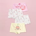 thumbnail image 2 of newwalpole Little Girls Underwear Soft Breathable Cotton Panties with 8 Packs Toddler Panties Boyshorts 2-10 Years Pink for Size M, 2 of 5