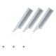 thumbnail image 4 of Peines para el cabello Salvador con cuentas 3 piezas Gris, 4 of 9