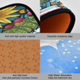 thumbnail image 2 of 2-Piece Kitchen Rugs Set Non-Slip Mats Carpet Floor for Kitchen, Bathroom (19.7"x27.6" & 19.7"x47.2") Vibrant and Colorful Graffiti Patterns, 2 of 7