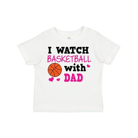 

Inktastic I Watch Basketball with Dad Boys or Girls Toddler T-Shirt