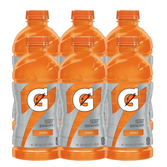 Thirst Quencher for Gatorade Orange Thirst Quencher, 28 Fl Oz (Pack of 6)