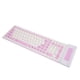 thumbnail image 5 of Teclado De Silicona Plegable Dos Colores Diseño Completamente Sellado 103 Teclas Teclado Silencioso De Silicona Para PC, 5 of 8