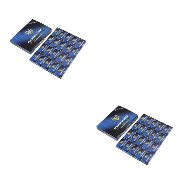 Vogacara Cuchillas de afeitar, cuchilla afilada de acero inoxidable, accesorios de afeitado para depilación de barba, herramienta de belleza Tipo 1 2piezas