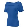 thumbnail image 2 of Womens Summer Short Sleeve T Shirts Slim Fit One Piece Cutout Scoop Neck Going Out Date Night Tops, 2 of 5