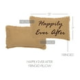 thumbnail image 3 of Burlap Natural Pillow Happily Ever After 7x13, 3 of 6