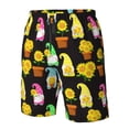 thumbnail image 4 of Pofeuu Gnomes With Sunflowers Prin Men's Swim Trunks Quick Dry Bathing Suit Swimming Board Shorts Mesh Lining Beach Swimwear-Large, 4 of 6