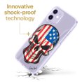 thumbnail image 3 of Caseyard TPU Clear Case for iPhone 13 Mini with US Skull design phone cover, 3 of 7