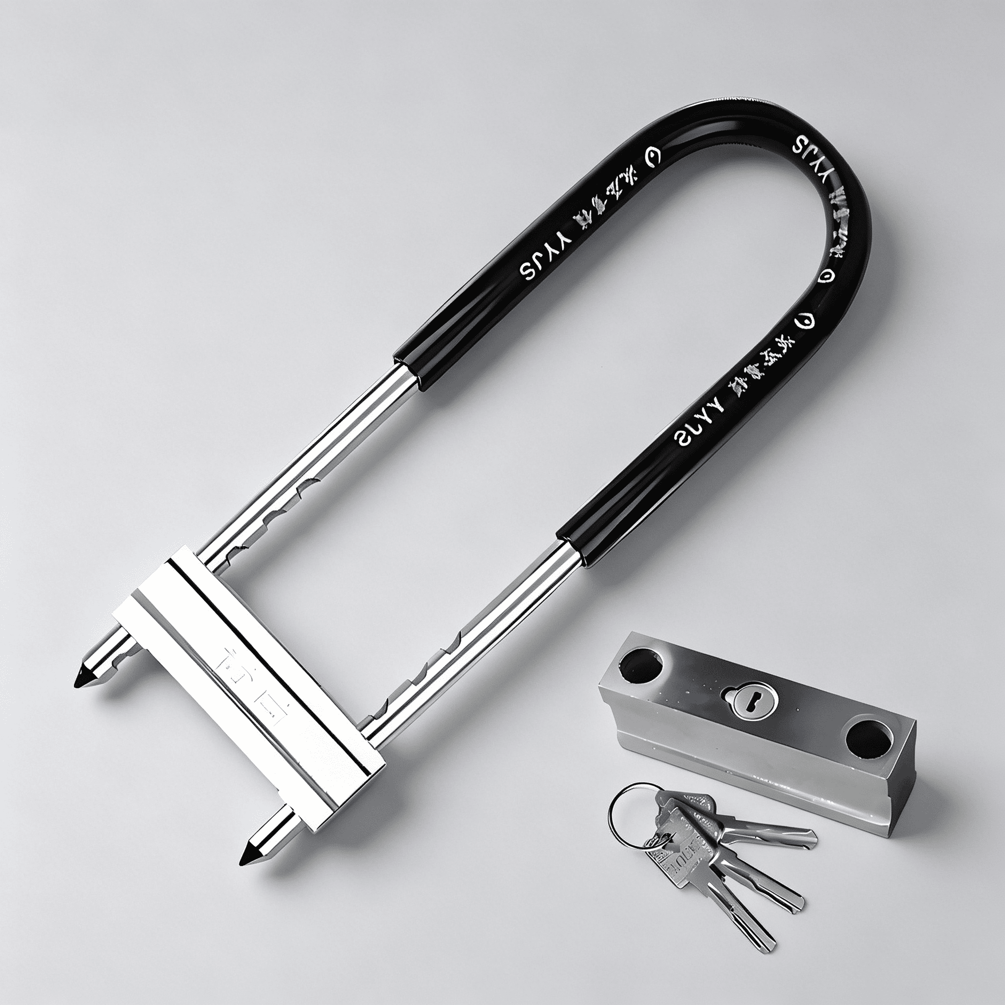 LADYGYM 2026 New Bike Lock,13.78" U Lock Bike,U Bicycle Lock Bike Locks for Bike,Garage,Home,Park,2.87Lb