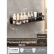 thumbnail image 1 of Estante de aluminio para baño, instalación en pared de 50CM/60CM, estante para champú, soporte de almacenamiento, organizador de cocina, estante de pared,Black 50cm, 1 of 5