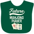 thumbnail image 3 of Inktastic Future Mahjong Player Boys or Girls Baby Bib, 3 of 4