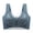 Dark Blue, variant on VerPetridure High Impact Sports Bras for Women Women Lady Lace Gathered Bra Plus Size Sports Bras Underwear Yoga Hollow Out Bra Cup