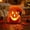 Orange C, variant on Light Up Jack O Lantern Pumpkin LED Lamp, Orange Halloween Pumpkin Light Battery Operated for Fall Home Party Farmhouse Tabletop Decor, 7.87x7.1in