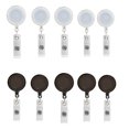 thumbnail image 2 of 10pcs/set Retractable Clear Waterproof Card Cover Business Credit Cards Bank ID Card Sleeve Protect Holder Case for Student 3, 2 of 5